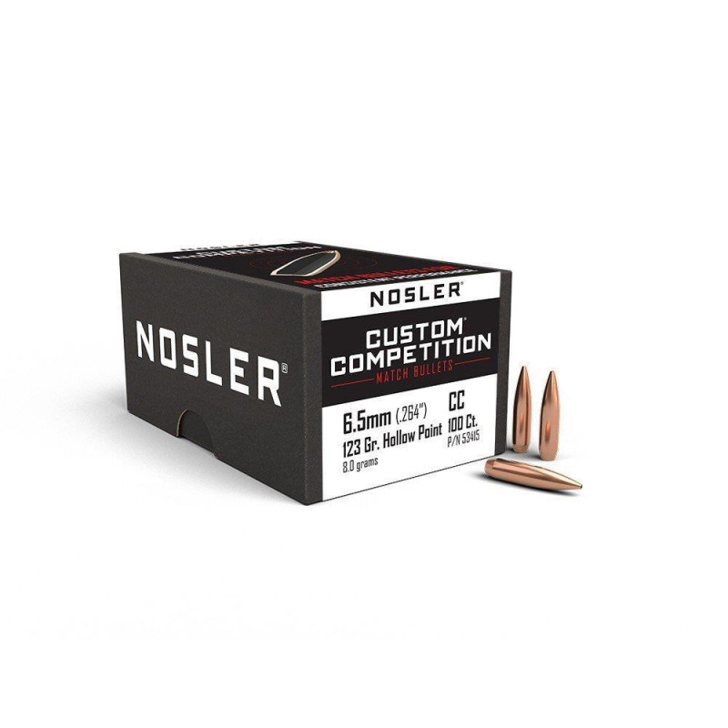 P 6.5mm 123Gr Nosler HPBT...