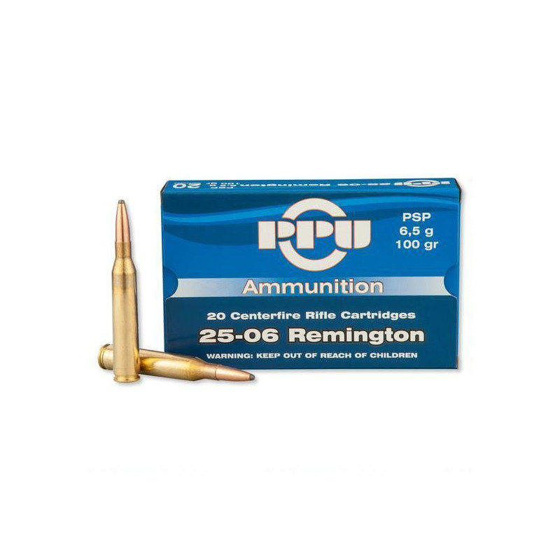 Ammo 25-06 Rem 100Gr PPU...