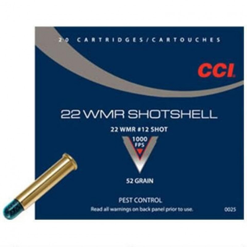 Ammo 22 WMR CCI Shotshell...