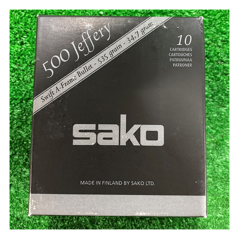 Ammo 500 Jeffery 535Gr Sako...