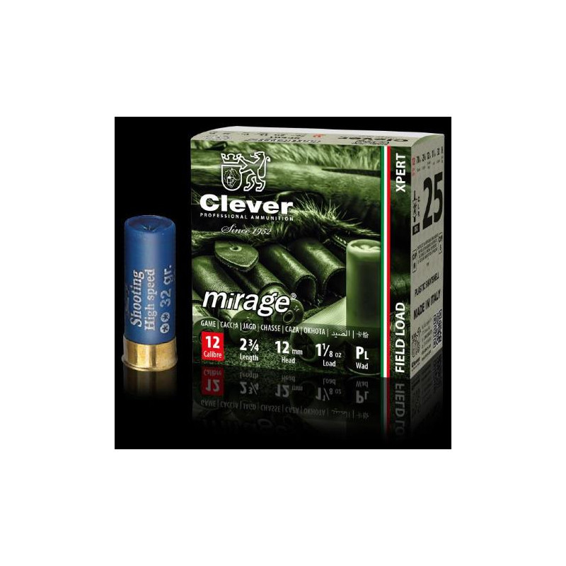 Ammo 12Ga 32gr Clever...