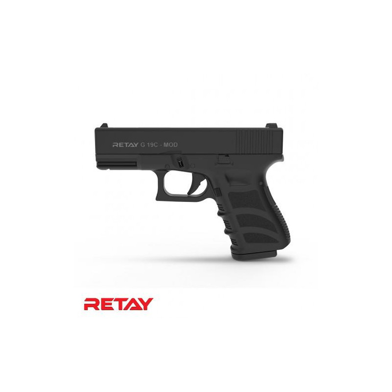 Retay G19c Black - Blank Gun