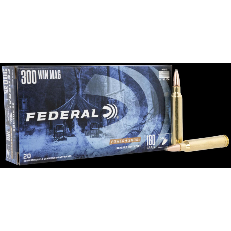 Ammo 300 WM 180gr Federal...