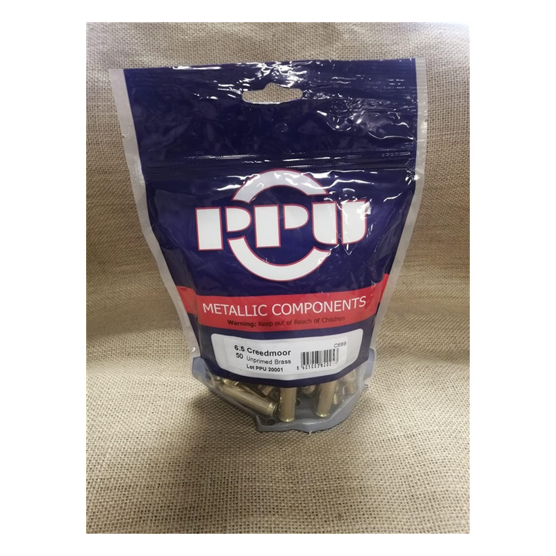 B 6.5mm Creedmoor PPU Cases...