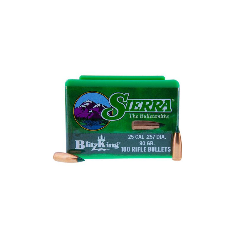 P 25 Cal (.257) 90Gr Sierra...