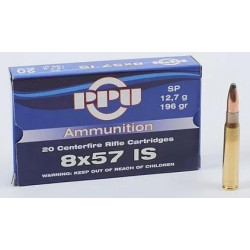 Ammo 8x57 IS 196gr PPU SP 20's