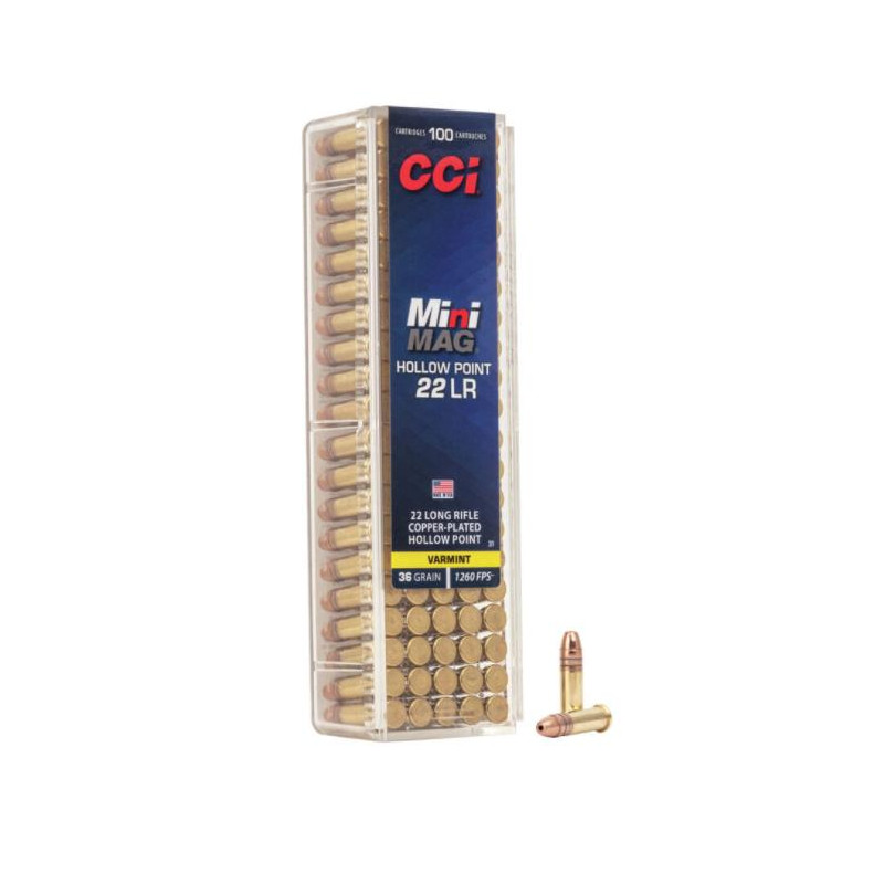 Ammo 22 Mini-Mag 36Gr CCI...